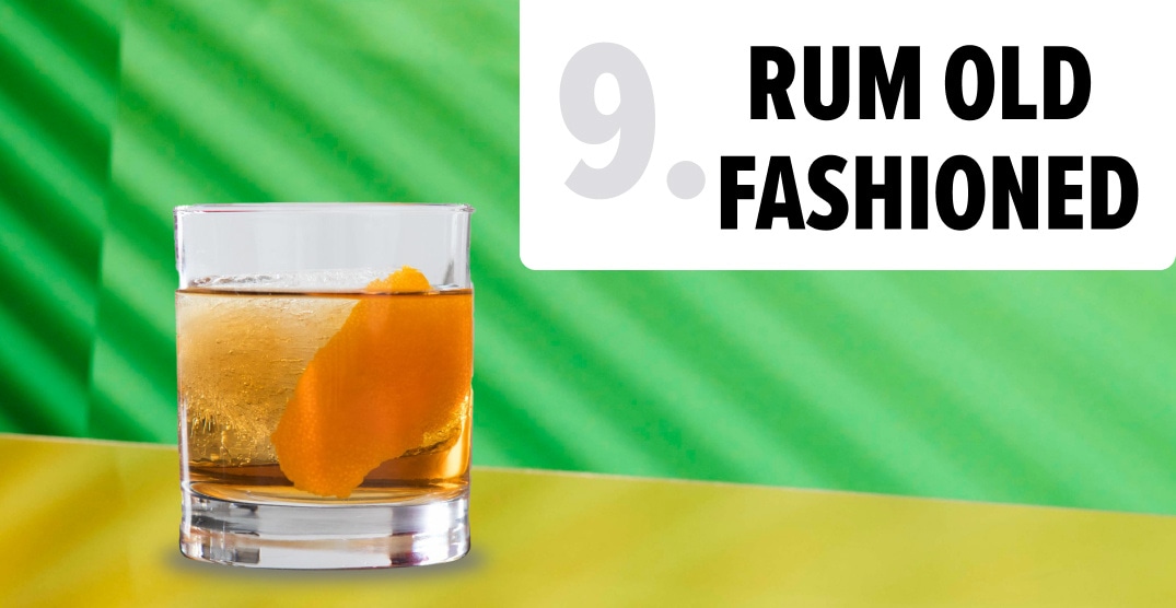 9. Rum Old Fashioned